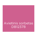 Avietinio sorbeto spalvos žvakių dažai DB12378 – švelni rožinė spalva