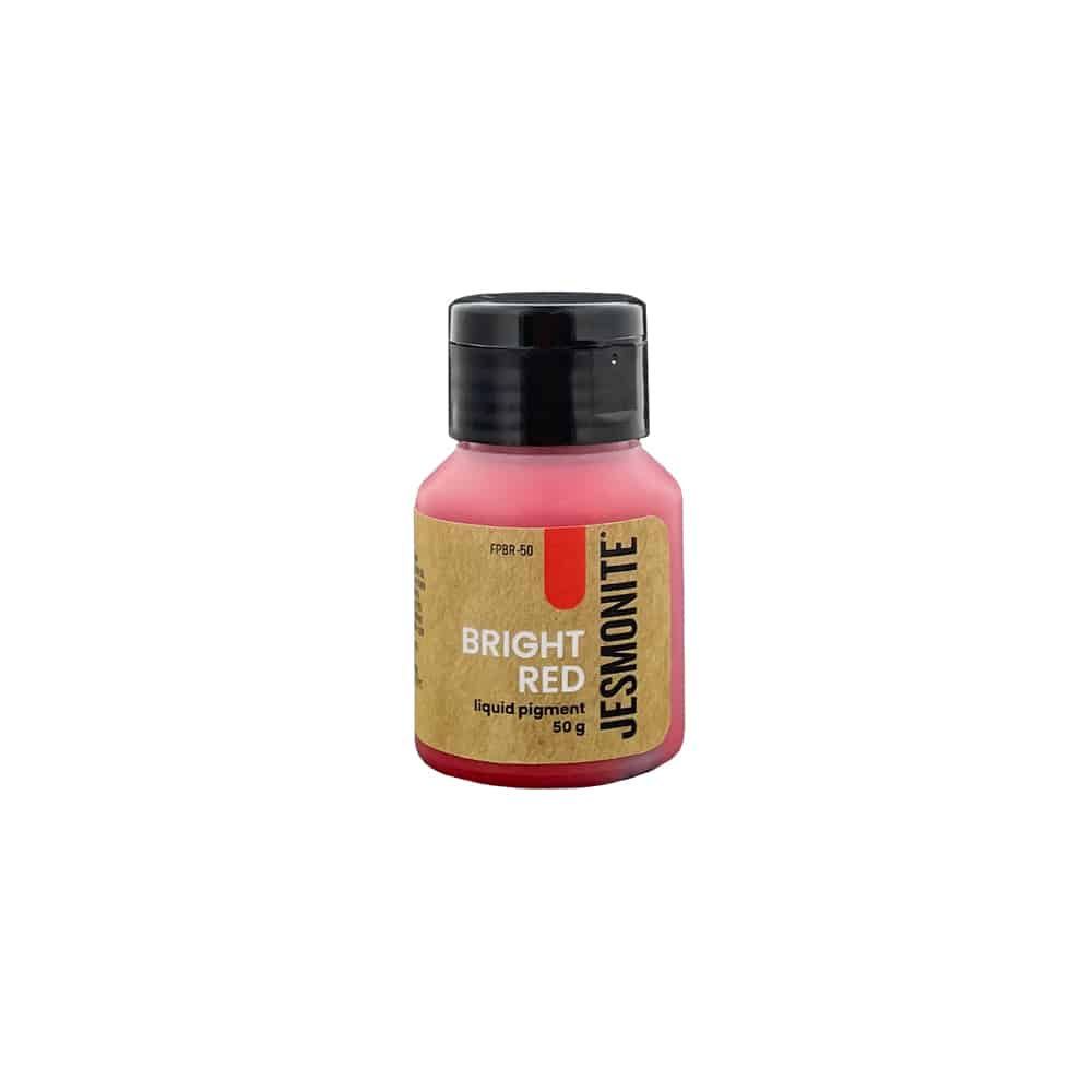 Jesmonite pigment Jemonite pigmentai 50g Bright Red Šviesi raudona CraftShop Krevo