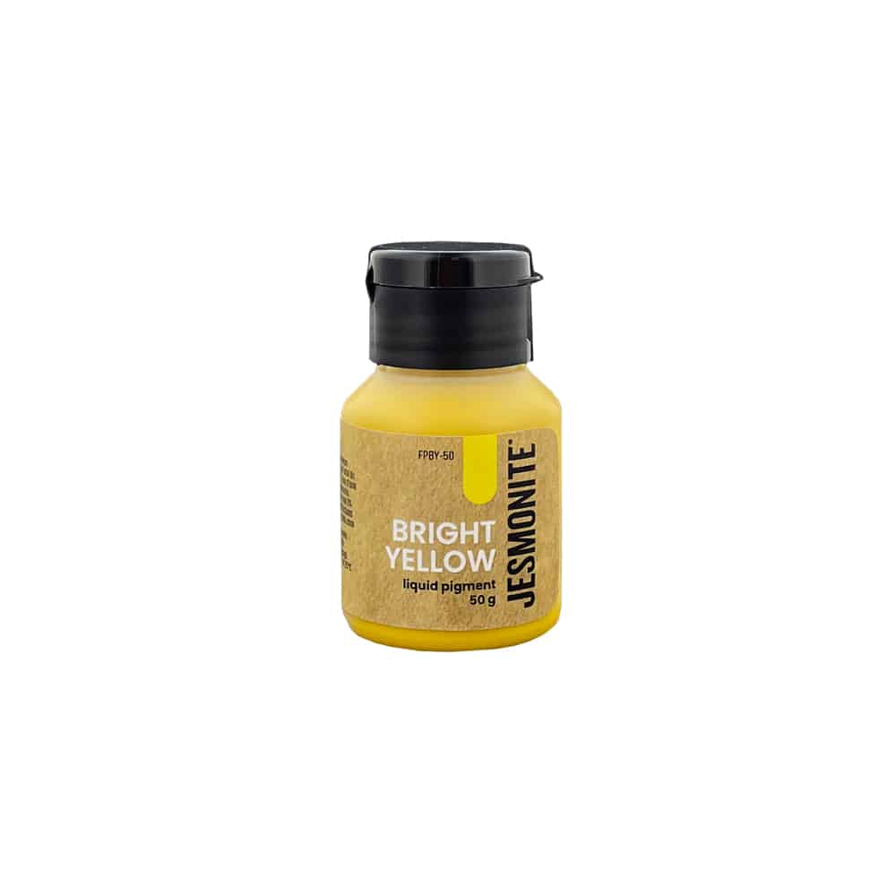 Jesmonite pigment Jemonite pigmentai 50g Bright Yellow Šviesi geltona CraftShop Krevo