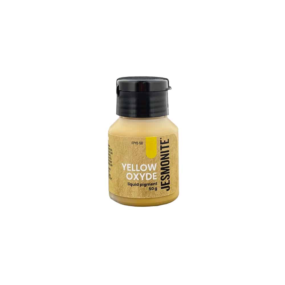 Jesmonite pigment Jemonite pigmentai 50g Yellow Oxide Geltonas Oksidas CraftShop Krevo